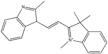 1,3,3-Trimethyl-2-[2-(2-methyl-3H-indol-3-yl)vinyl]-3H-indolium