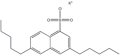 3,6-Dipentyl-1-naphthalenesulfonic acid potassium salt|