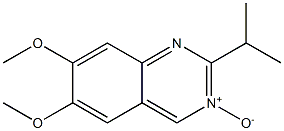 2-Isopropyl-6,7-dimethoxyquinazoline 3-oxide Structure