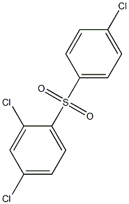 2,4-ジクロロフェニル4-クロロフェニルスルホン 化学構造式