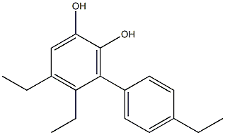  4,5-Diethyl-3-(4-ethylphenyl)benzene-1,2-diol