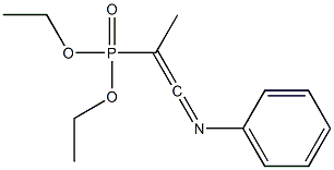  1-(Diethoxyphosphinyl)-1-methyl-N-phenylketenimine