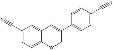 6-Cyano-3-(4-cyanophenyl)-2H-1-benzopyran