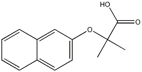 2-(2-Naphthoxy)isobutyric acid,,结构式