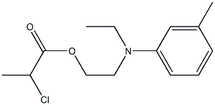  2-Chloropropionic acid 2-[ethyl(3-methylphenyl)amino]ethyl ester