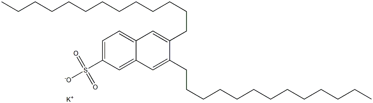  6,7-Ditridecyl-2-naphthalenesulfonic acid potassium salt