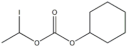 Carbonic acid cyclohexyl 1-iodoethyl ester,,结构式