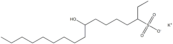 8-Hydroxyheptadecane-3-sulfonic acid potassium salt