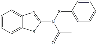 2-[(Phenylthio)acetylamino]benzothiazole