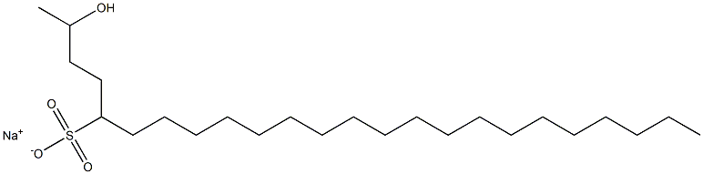 2-Hydroxytetracosane-5-sulfonic acid sodium salt