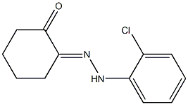 2-[2-(2-Chloro-phenyl)hydrazono]cyclohexanone Structure