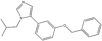 1-(2-Methylpropyl)-5-(3-benzyloxyphenyl)-1H-imidazole