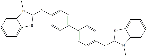 2,2'-[1,1'-Biphenyl-4,4'-diylbis(imino)]bis(2,3-dihydro-3-methylbenzothiazole)