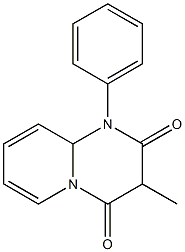 1-Phenyl-3-methyl-1,9a-dihydro-2H-pyrido[1,2-a]pyrimidine-2,4(3H)-dione Struktur