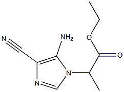 2-(5-Amino-4-cyano-1H-imidazol-1-yl)propionic acid ethyl ester