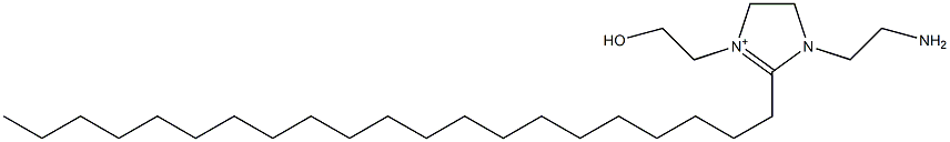 [1-(2-Aminoethyl)-2-henicosyl-4,5-dihydro-3-(2-hydroxyethyl)-1H-imidazol]-3-ium Structure