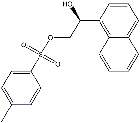 (+)-p-Toluenesulfonic acid (S)-2-hydroxy-2-(1-naphtyl)ethyl ester Structure