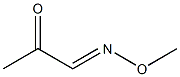 1-[Methoxyimino]propan-2-one,,结构式