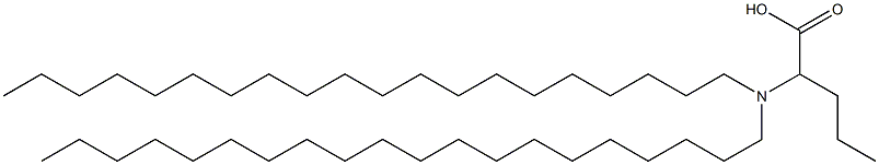 2-(Diicosylamino)valeric acid Structure