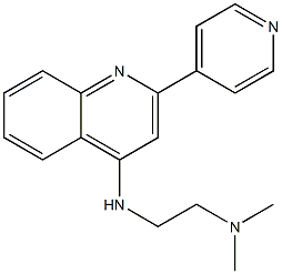 4-(2-Dimethylaminoethylamino)-2-(4-pyridinyl)quinoline