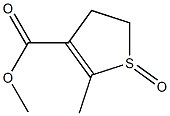 4,5-Dihydro-2-methyl-3-(methoxycarbonyl)thiophene 1-oxide,,结构式