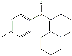 1-(p-Tolylsulfinyl)-3,4,6,7,8,9-hexahydro-2H-quinolizine