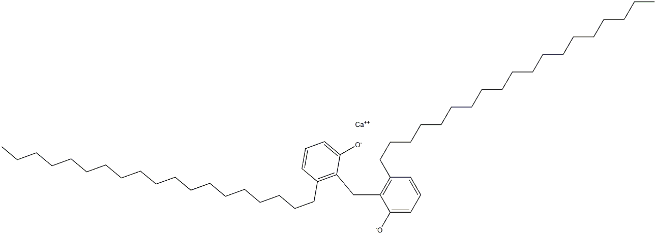 Calcium 2,2'-methylenebis(3-nonadecylphenoxide) Structure