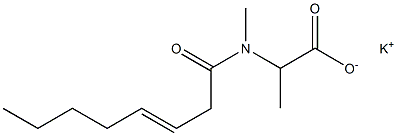  2-[N-Methyl-N-(3-octenoyl)amino]propionic acid potassium salt