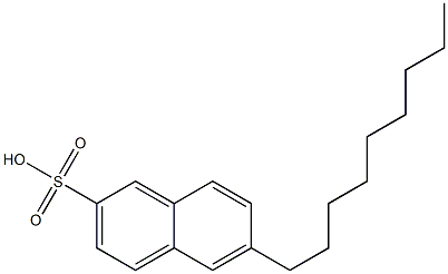 6-Nonyl-2-naphthalenesulfonic acid,,结构式