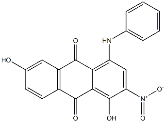 1-Anilino-4,7-dihydroxy-3-nitroanthraquinone