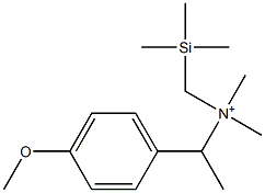  1-(4-Methoxyphenyl)-N-(trimethylsilylmethyl)-N,N-dimethylethanaminium