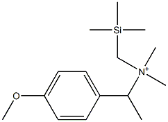 1-(4-Methoxyphenyl)-N-(trimethylsilylmethyl)-N,N-dimethylethanaminium