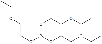 Phosphorous acid tris(2-ethoxyethyl) ester Struktur