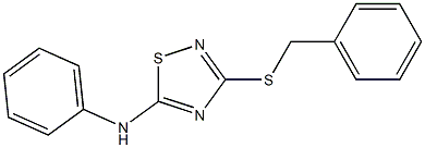 3-Benzylthio-5-phenylamino-1,2,4-thiadiazole Structure