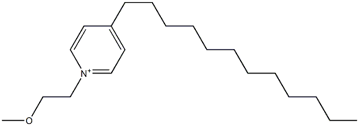 1-(2-Methoxyethyl)-4-dodecylpyridinium,,结构式