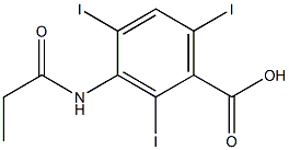  3-Propionylamino-2,4,6-triiodobenzoic acid