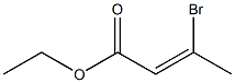 (2Z)-3-Bromo-2-butenoic acid ethyl ester Structure