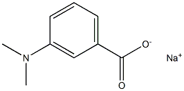 m-(Dimethylamino)benzoic acid sodium salt Struktur
