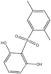 2,6-Dihydroxy-2',5'-dimethyl[sulfonylbisbenzene] 结构式