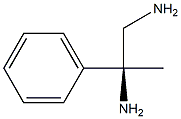 [S,(+)]-2-Phenyl-1,2-propanediamine 结构式