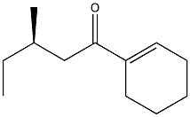 [R,(-)]-1-(1-Cyclohexene-1-yl)-3-methyl-1-pentanone Structure