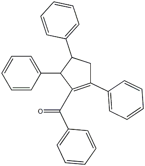 2-Benzoyl-1,3,4-triphenyl-1-cyclopentene