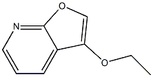 3-エトキシフロ[2,3-b]ピリジン 化学構造式