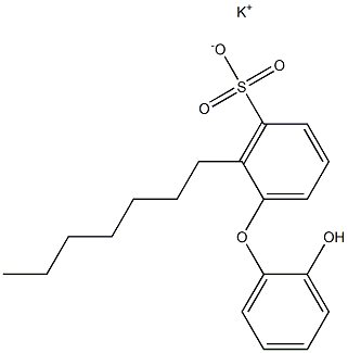  2'-Hydroxy-2-heptyl[oxybisbenzene]-3-sulfonic acid potassium salt