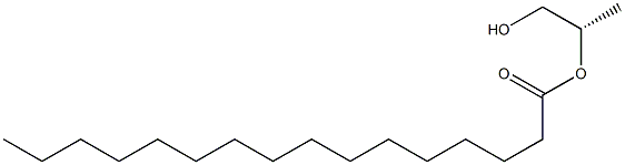 [S,(+)]-1,2-Propanediol 2-palmitate Structure