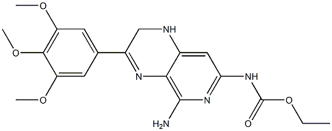  N-[(5-Amino-1,2-dihydro-3-(3,4,5-trimethoxyphenyl)pyrido[3,4-b]pyrazin)-7-yl]carbamic acid ethyl ester