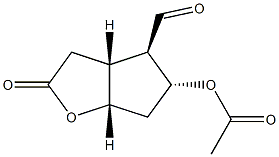 (3aR,4R,5R,6aS)-5-Acetoxy-2-oxohexahydro-2H-cyclopenta[b]furan-4-carbaldehyde