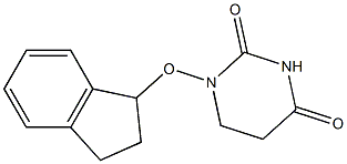 5,6-Dihydro-1-(1-indanyloxy)-2,4(1H,3H)-pyrimidinedione