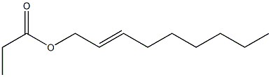 Propionic acid 2-nonenyl ester 结构式