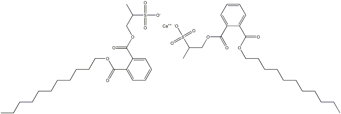 Bis[1-[(2-undecyloxycarbonylphenyl)carbonyloxy]propane-2-sulfonic acid]calcium salt